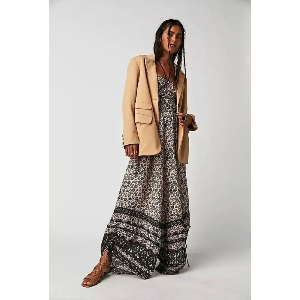 Free People Forever Timeless Soulmate Jumpsuit size M